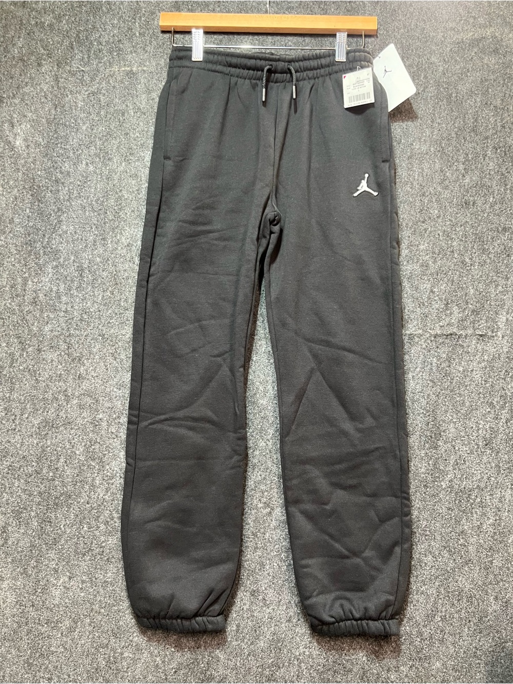 Air Jordan Big Kids Black Fleece Jogger Pants Size L (12-13 years old)
